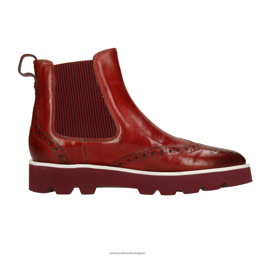 Melvin & Hamilton enkel laarzen rood vrouwen selina 29 V488DN858