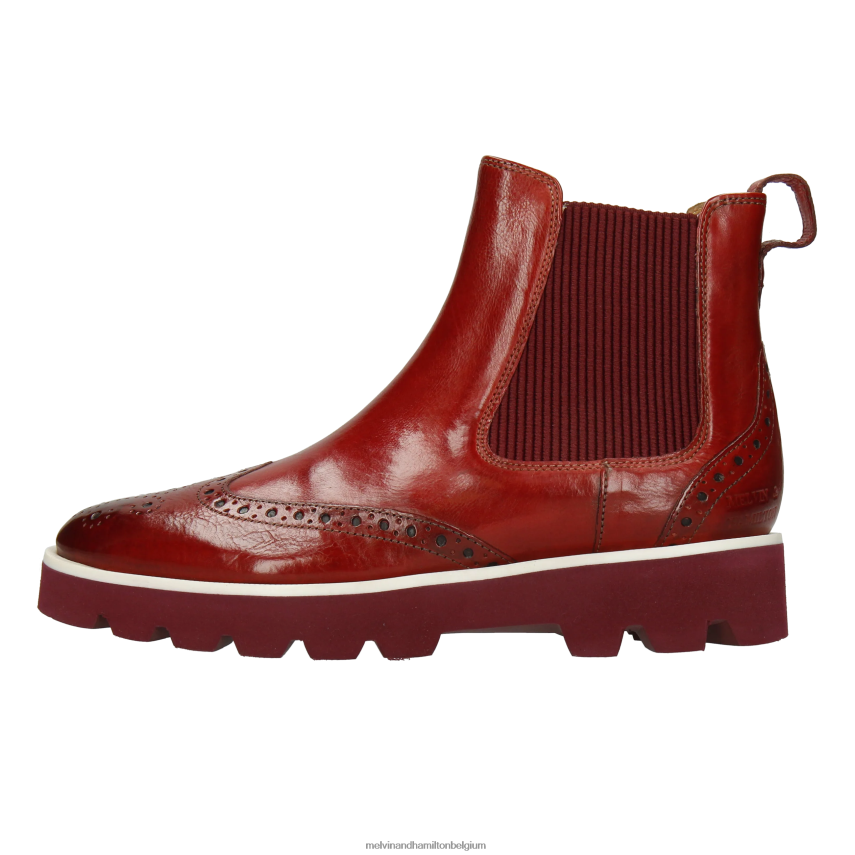 Melvin & Hamilton enkel laarzen rood vrouwen selina 29 V488DN858