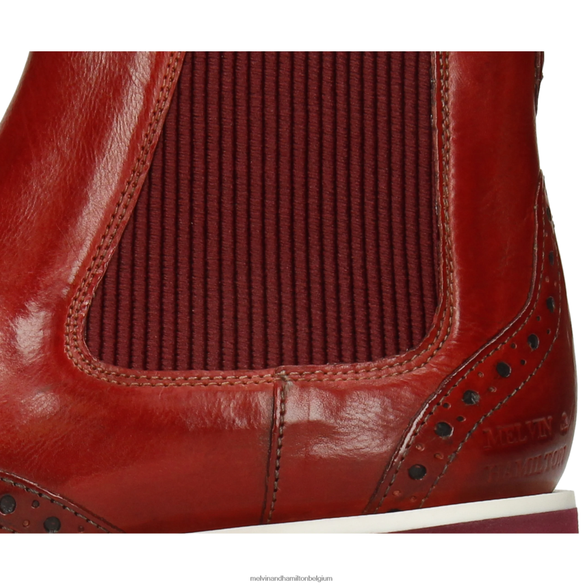 Melvin & Hamilton enkel laarzen rood vrouwen selina 29 V488DN858