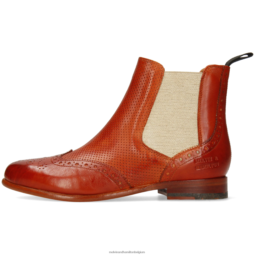 Melvin & Hamilton enkel laarzen rood vrouwen selina 6 V488DN999