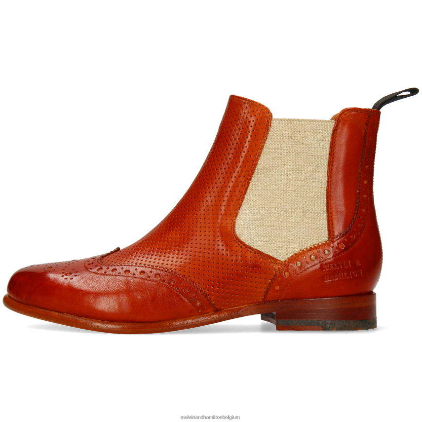 Melvin & Hamilton enkel laarzen rood vrouwen selina 6 V488DN999