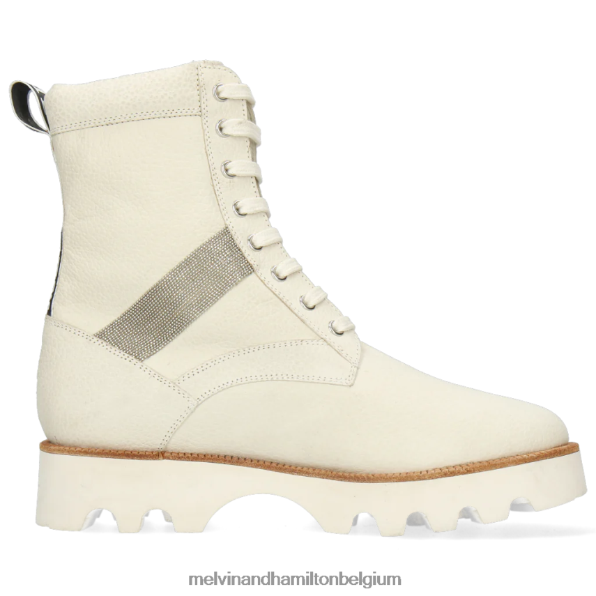 Melvin & Hamilton enkel laarzen wit vrouwen Dakota 8 V488DN1053