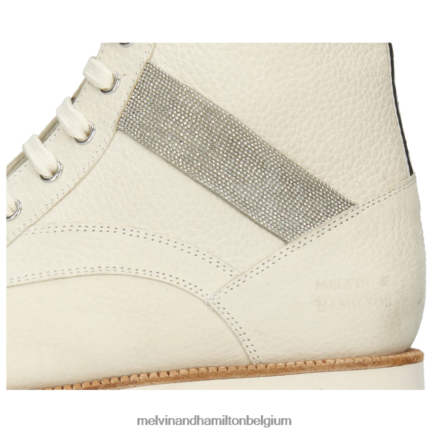 Melvin & Hamilton enkel laarzen wit vrouwen Dakota 8 V488DN1053