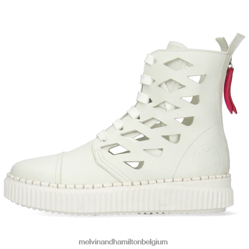 Melvin & Hamilton enkel laarzen wit vrouwen Nuri 1 V488DN1000