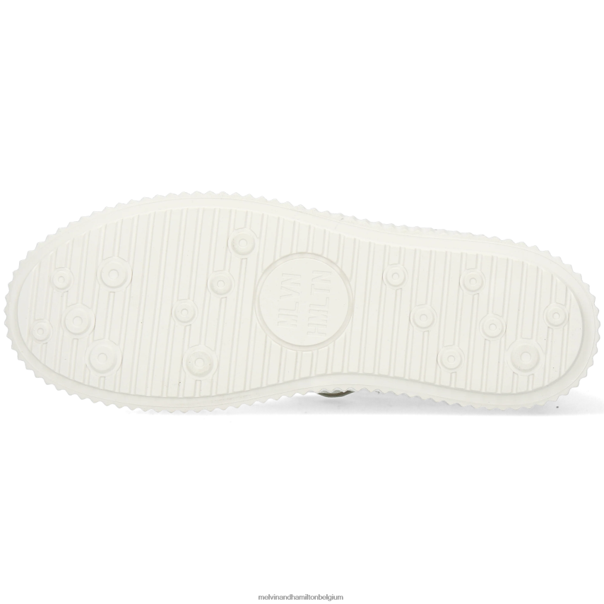 Melvin & Hamilton enkel laarzen wit vrouwen Nuri 1 V488DN1000