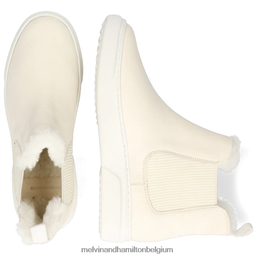 Melvin & Hamilton enkel laarzen wit vrouwen haley 2 V488DN1050