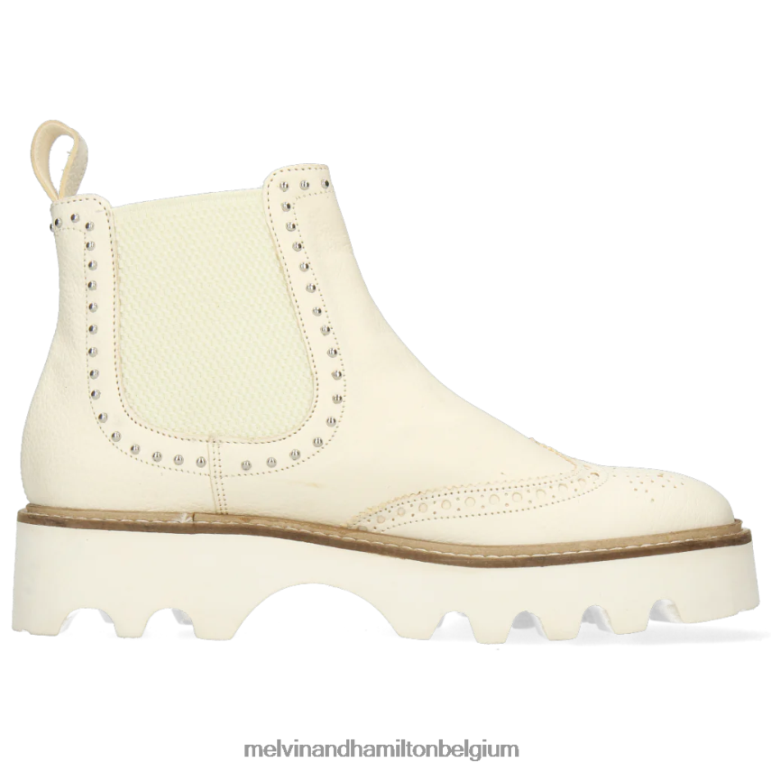 Melvin & Hamilton enkel laarzen wit vrouwen sally 167 V488DN1123