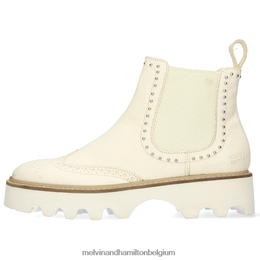 Melvin & Hamilton enkel laarzen wit vrouwen sally 167 V488DN1123