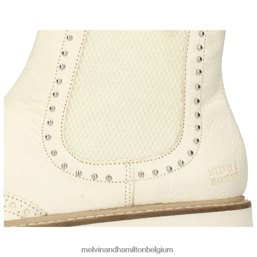 Melvin & Hamilton enkel laarzen wit vrouwen sally 167 V488DN1123