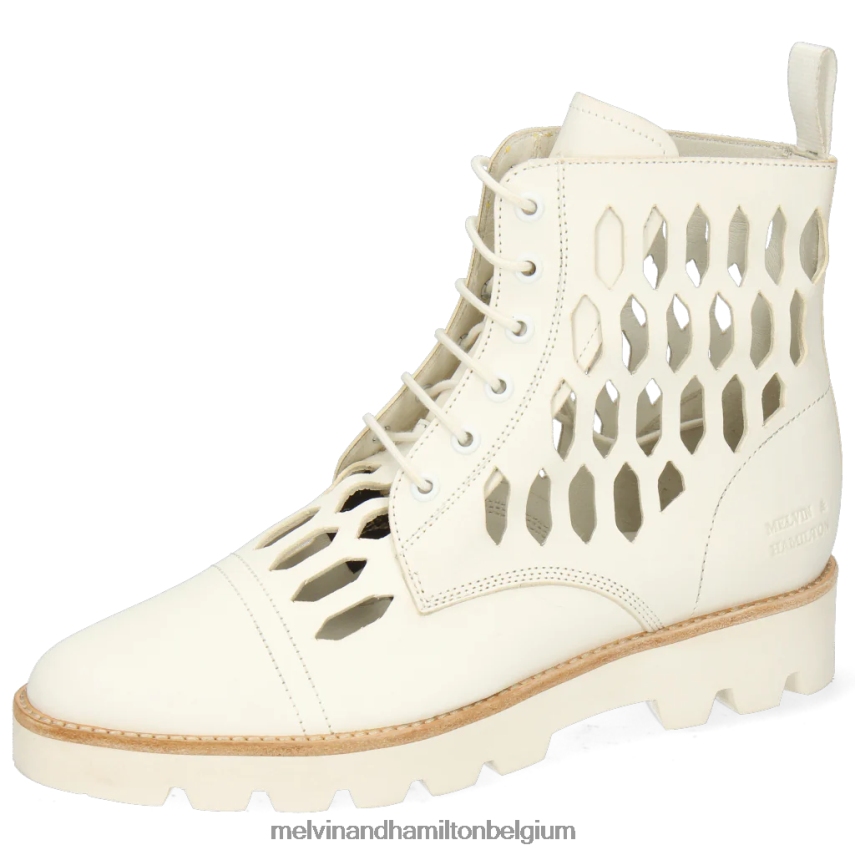 Melvin & Hamilton enkel laarzen wit vrouwen selina 51 V488DN1079