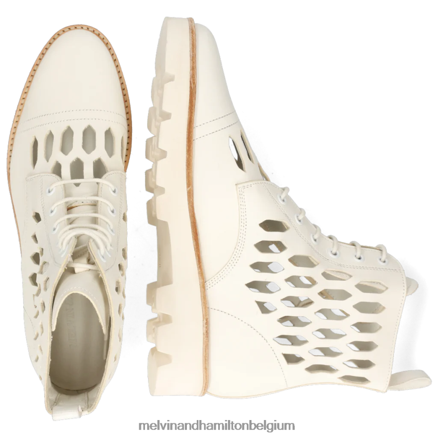 Melvin & Hamilton enkel laarzen wit vrouwen selina 51 V488DN1079