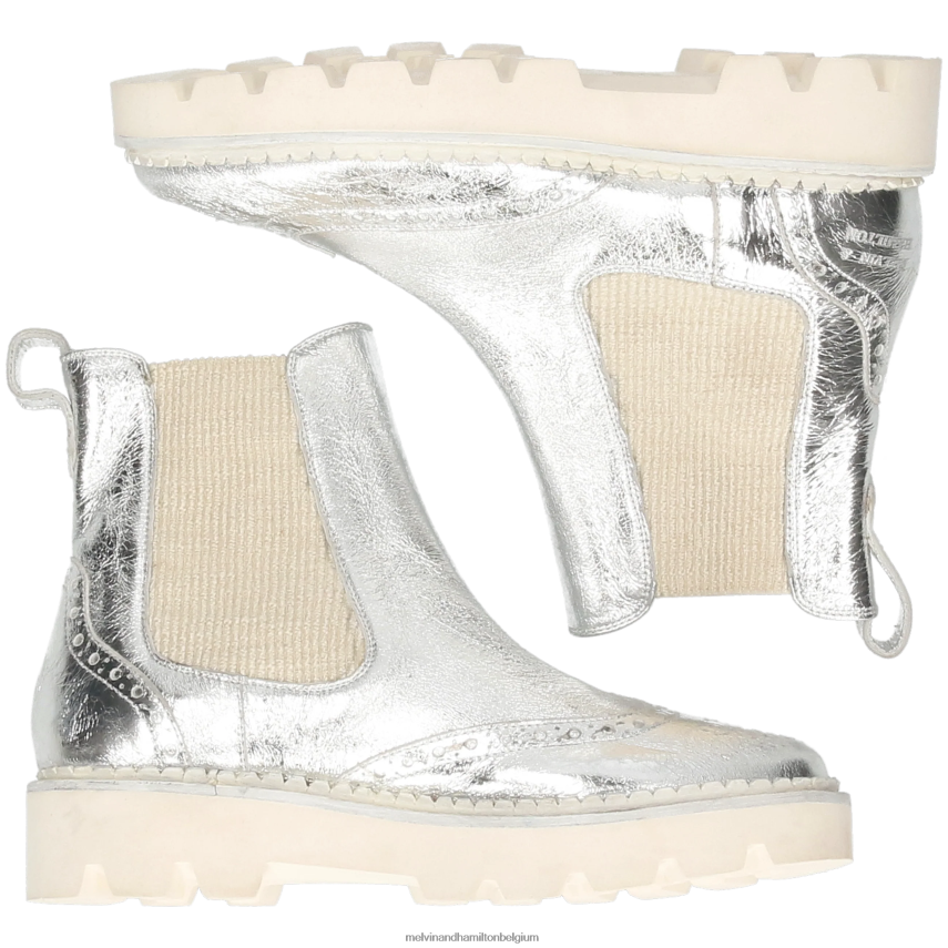 Melvin & Hamilton enkel laarzen zilver vrouwen Jade 8 V488DN990