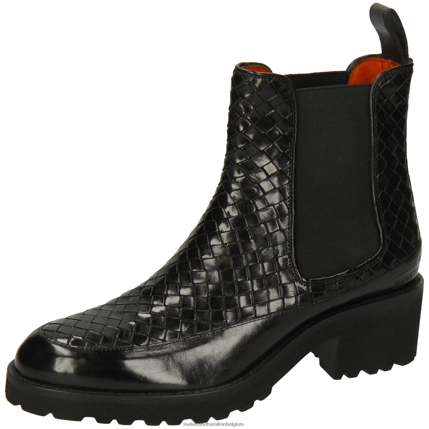 Melvin & Hamilton enkel laarzen zwart vrouwen Abigaïl 1 V488DN924