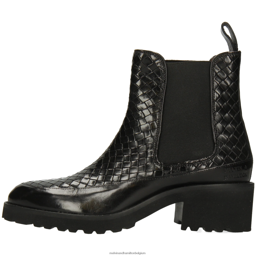 Melvin & Hamilton enkel laarzen zwart vrouwen Abigaïl 1 V488DN924