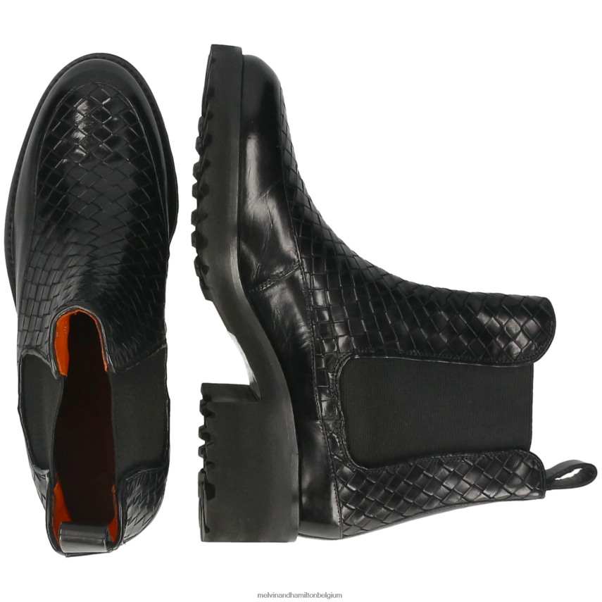 Melvin & Hamilton enkel laarzen zwart vrouwen Abigaïl 1 V488DN924