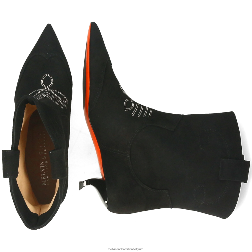 Melvin & Hamilton enkel laarzen zwart vrouwen Aurora 1 V488DN843