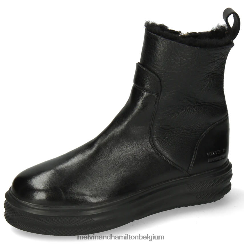 Melvin & Hamilton enkel laarzen zwart vrouwen Fay 9 V488DN1027