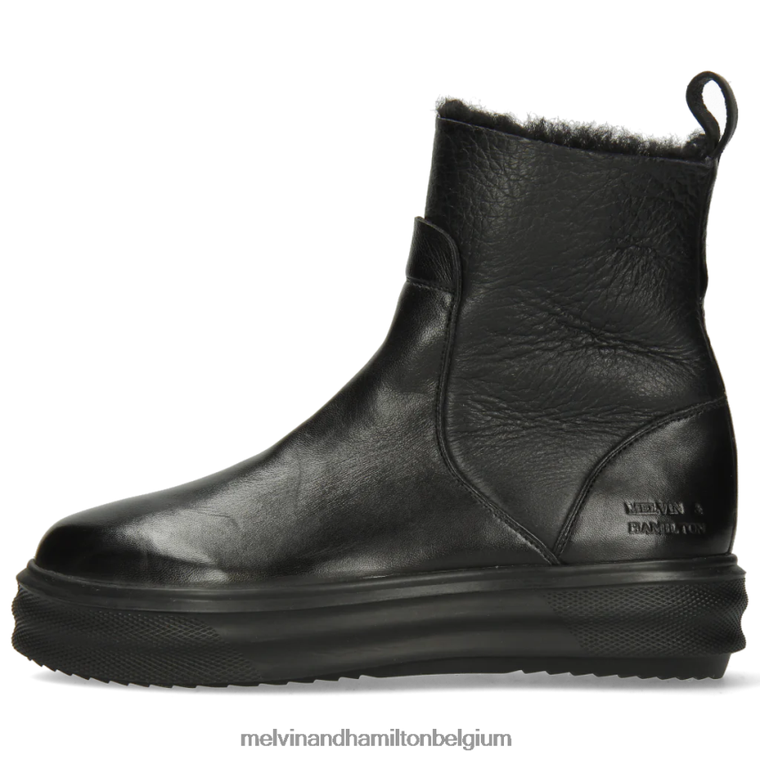 Melvin & Hamilton enkel laarzen zwart vrouwen Fay 9 V488DN1027