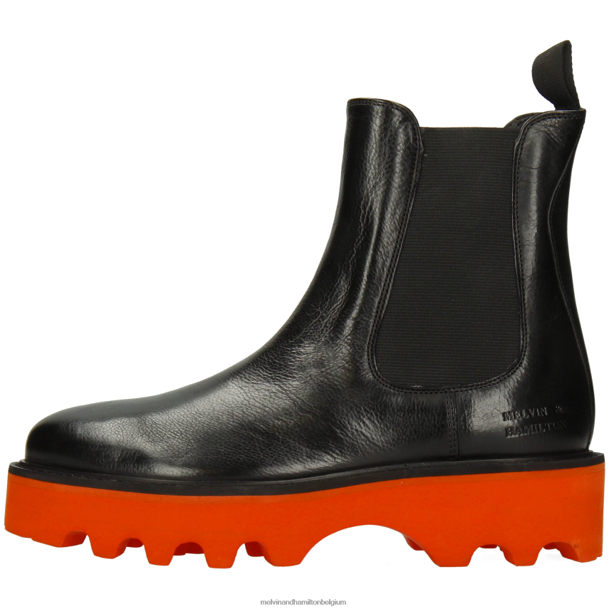 Melvin & Hamilton enkel laarzen zwart vrouwen Leonie 5 V488DN876