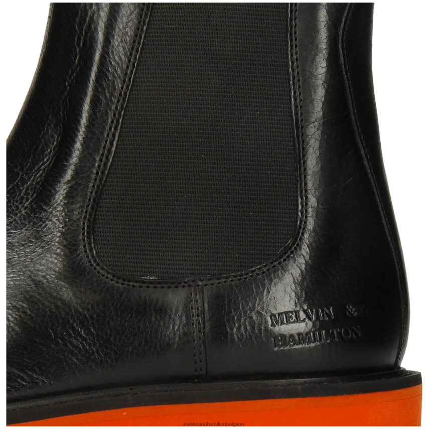 Melvin & Hamilton enkel laarzen zwart vrouwen Leonie 5 V488DN876