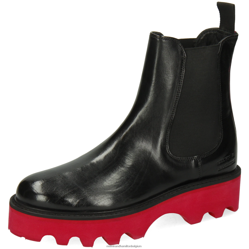 Melvin & Hamilton enkel laarzen zwart vrouwen Leonie 5 V488DN897
