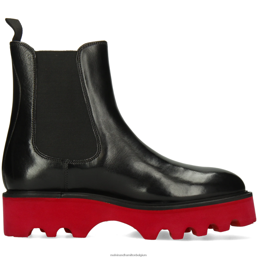 Melvin & Hamilton enkel laarzen zwart vrouwen Leonie 5 V488DN941