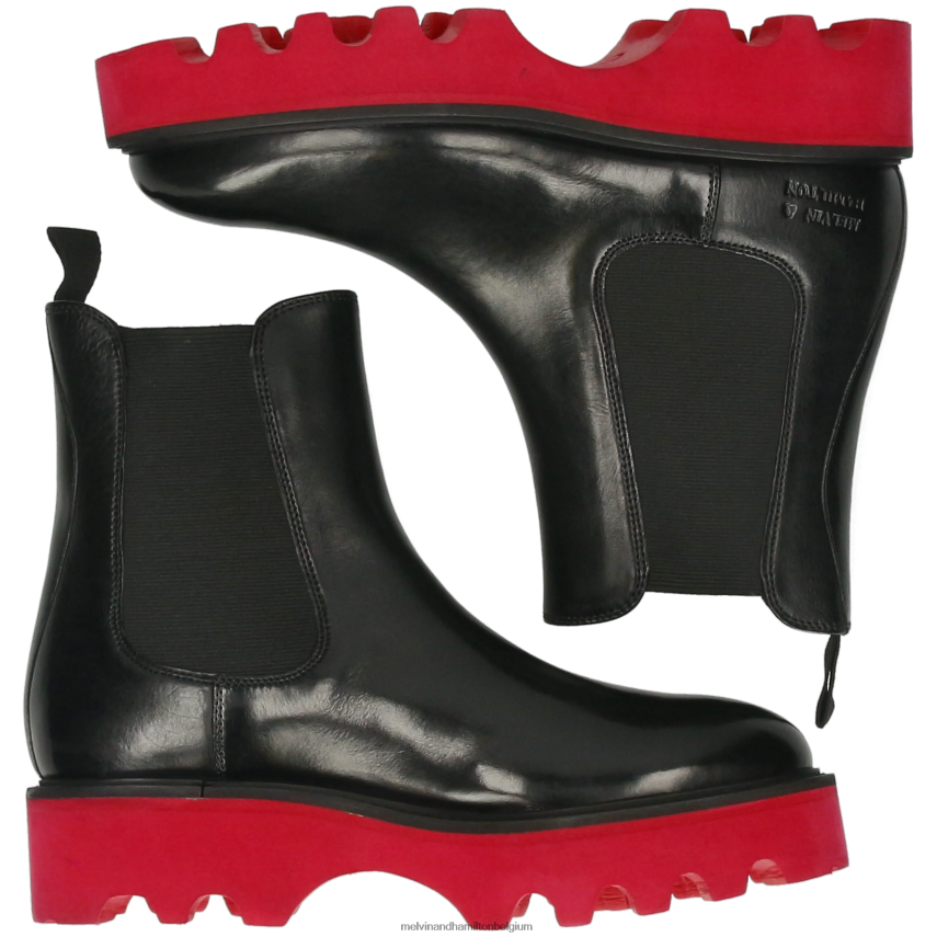 Melvin & Hamilton enkel laarzen zwart vrouwen Leonie 5 V488DN941