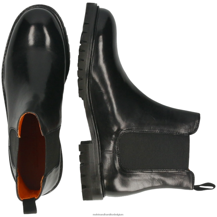Melvin & Hamilton enkel laarzen zwart vrouwen Regine 8 V488DN814