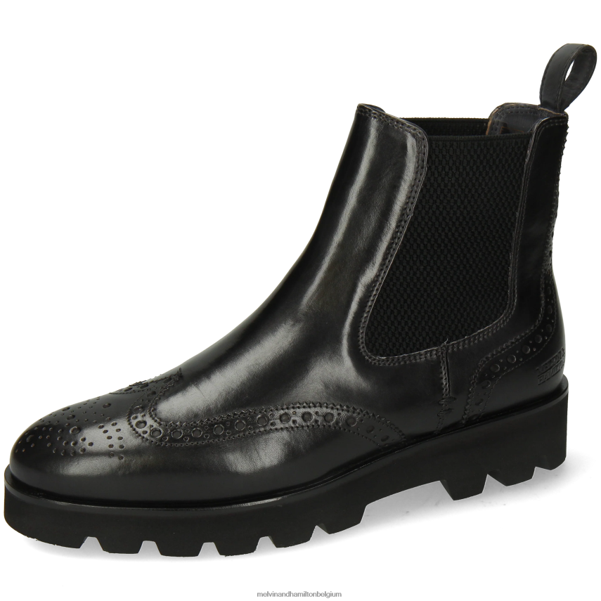 Melvin & Hamilton enkel laarzen zwart vrouwen Susan 111 V488DN780