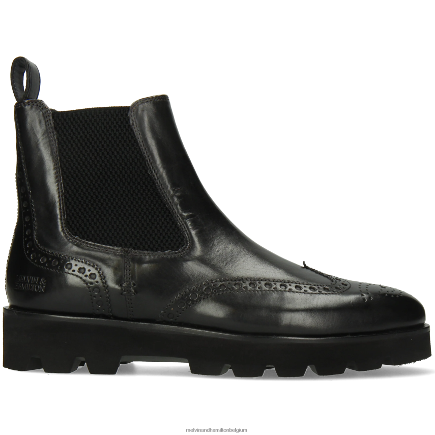 Melvin & Hamilton enkel laarzen zwart vrouwen Susan 111 V488DN780