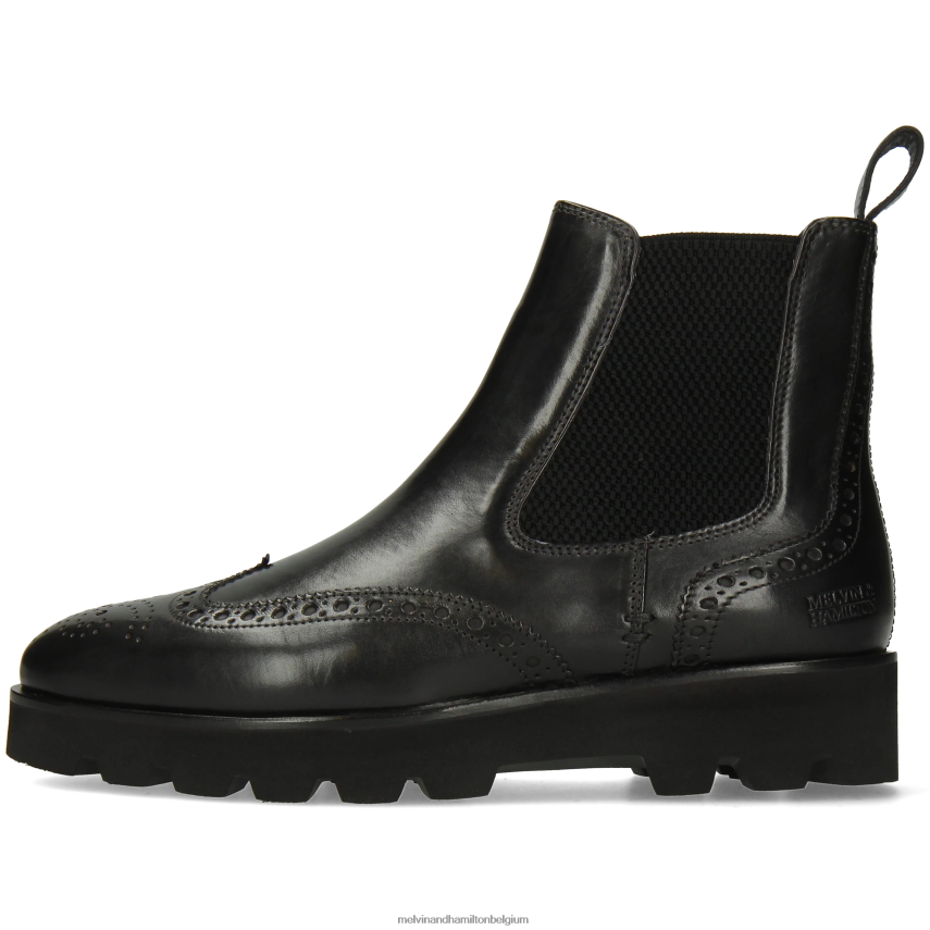 Melvin & Hamilton enkel laarzen zwart vrouwen Susan 111 V488DN780
