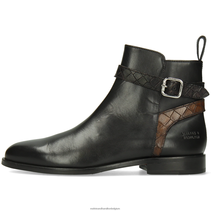 Melvin & Hamilton enkel laarzen zwart vrouwen Susan 116 V488DN920