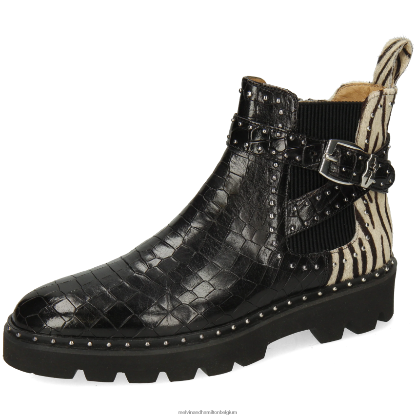 Melvin & Hamilton enkel laarzen zwart vrouwen Susan 68 V488DN928