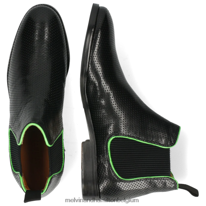 Melvin & Hamilton enkel laarzen zwart vrouwen amelia 4 V488DN1121
