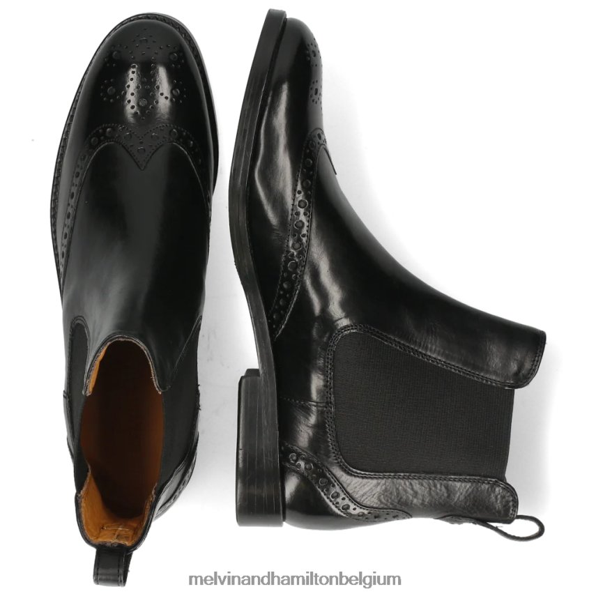 Melvin & Hamilton enkel laarzen zwart vrouwen amelia 5 V488DN1021