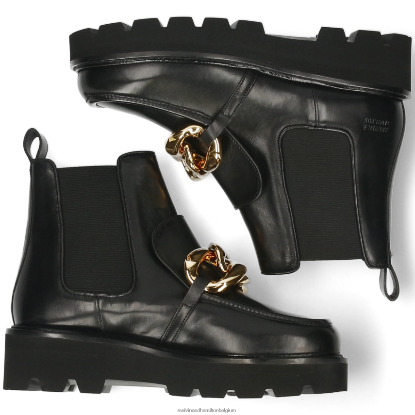 Melvin & Hamilton enkel laarzen zwart vrouwen cassie 1 V488DN866