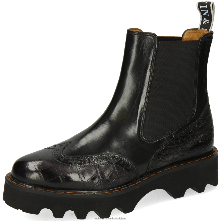 Melvin & Hamilton enkel laarzen zwart vrouwen megan 37 V488DN911