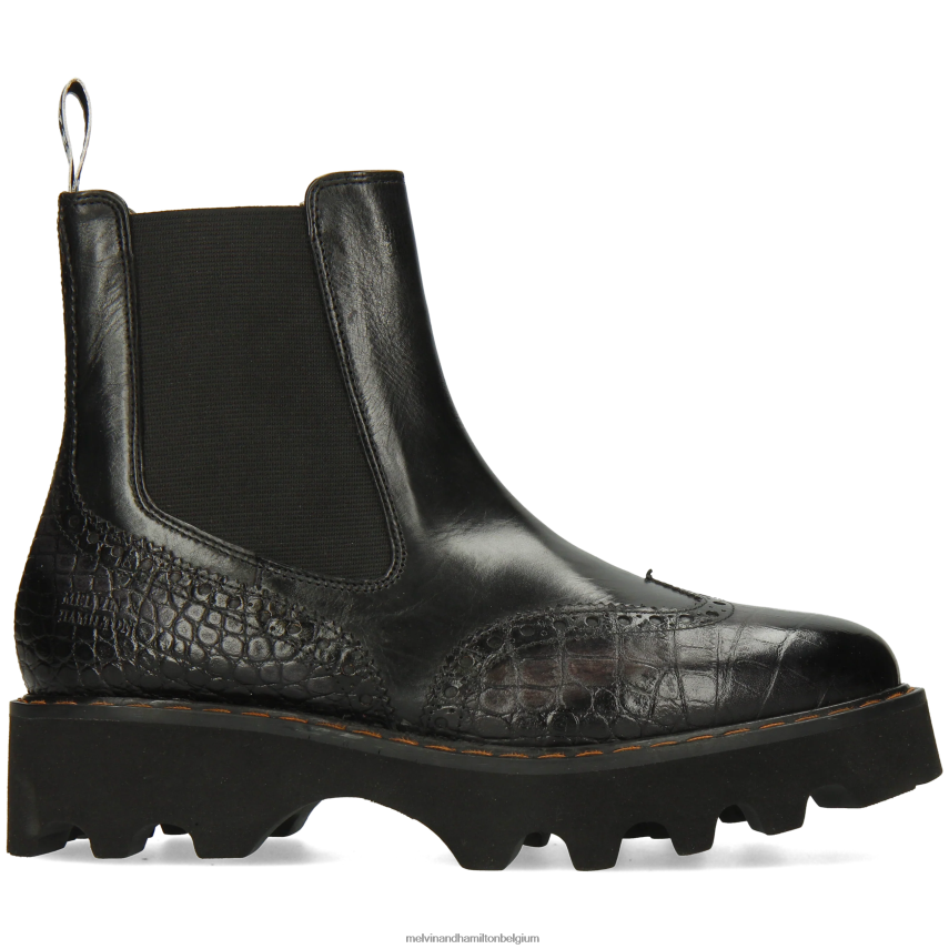 Melvin & Hamilton enkel laarzen zwart vrouwen megan 37 V488DN911
