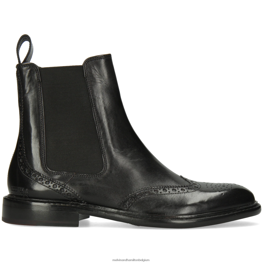 Melvin & Hamilton enkel laarzen zwart vrouwen sally 112 V488DN1060