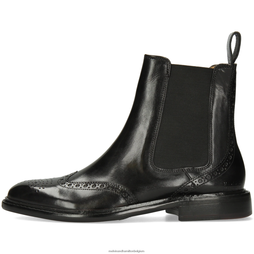 Melvin & Hamilton enkel laarzen zwart vrouwen sally 112 V488DN1060