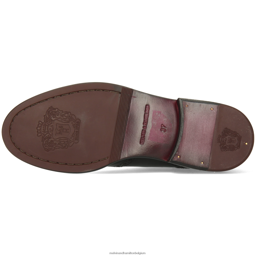 Melvin & Hamilton enkel laarzen zwart vrouwen sally 112 V488DN1060