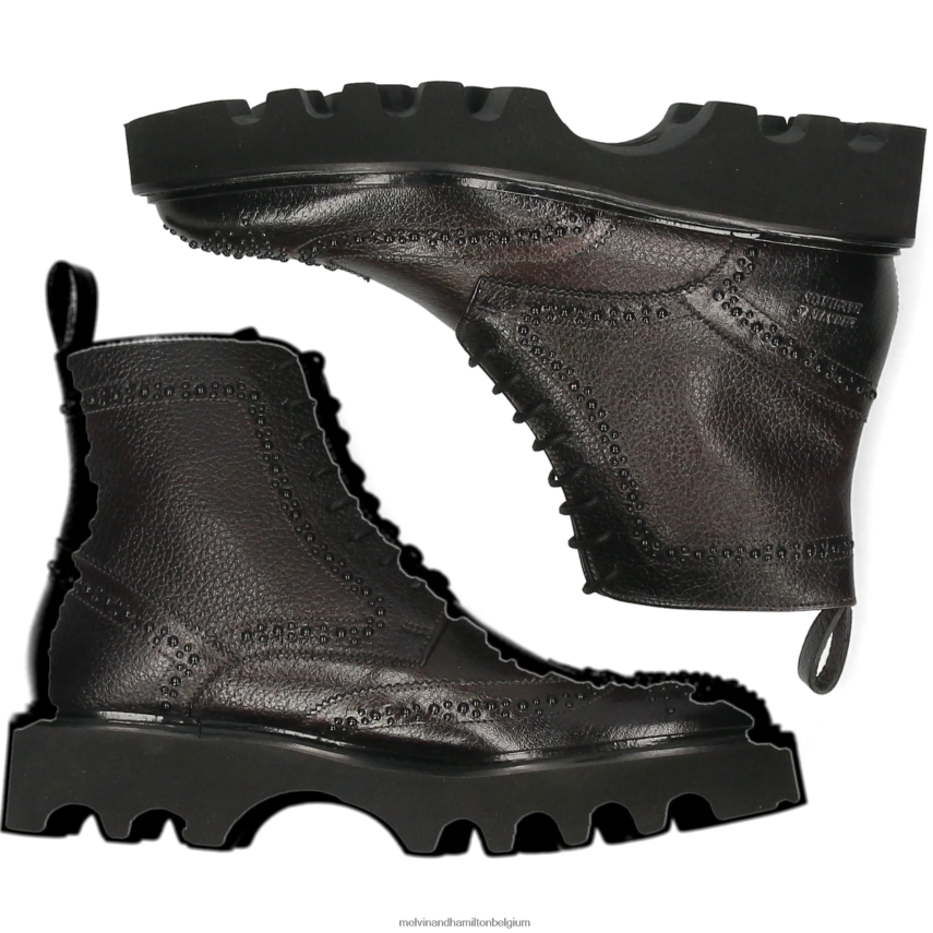 Melvin & Hamilton enkel laarzen zwart vrouwen sally 120 V488DN882