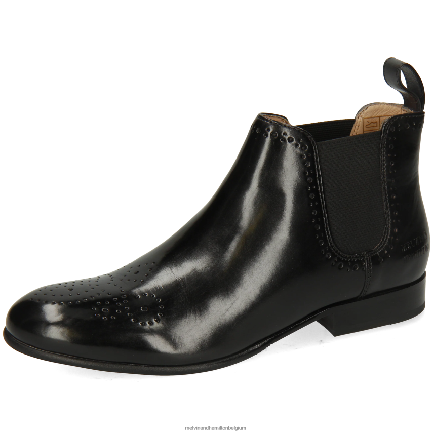 Melvin & Hamilton enkel laarzen zwart vrouwen sally 16 V488DN784
