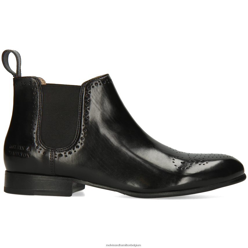 Melvin & Hamilton enkel laarzen zwart vrouwen sally 16 V488DN784
