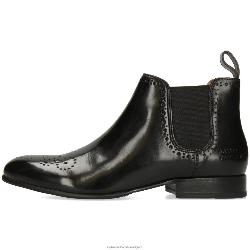 Melvin & Hamilton enkel laarzen zwart vrouwen sally 16 V488DN784