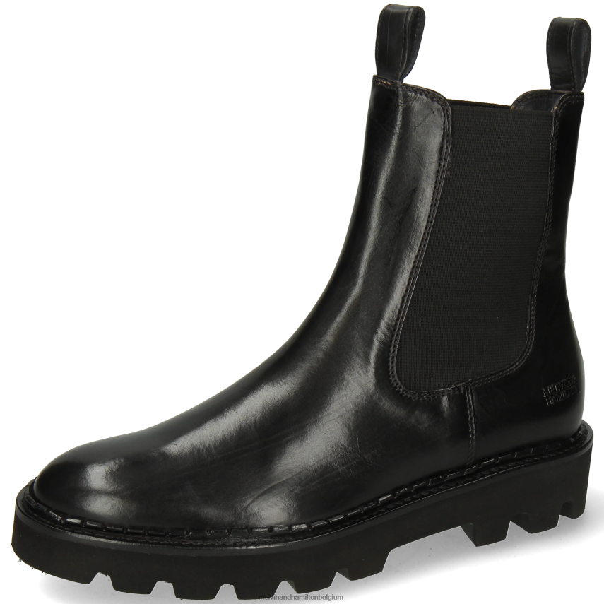 Melvin & Hamilton enkel laarzen zwart vrouwen sally 186 V488DN779