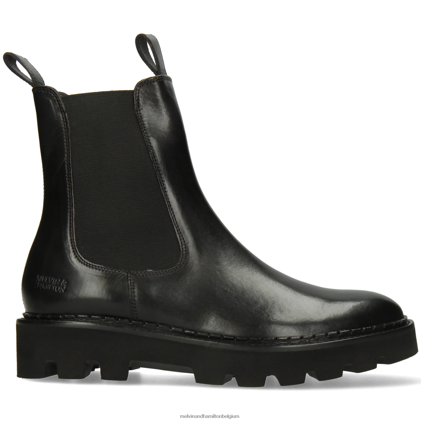 Melvin & Hamilton enkel laarzen zwart vrouwen sally 186 V488DN779