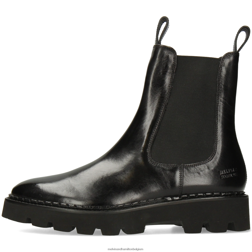 Melvin & Hamilton enkel laarzen zwart vrouwen sally 186 V488DN908