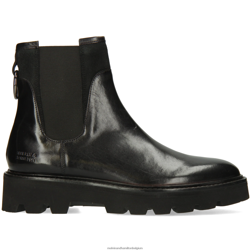 Melvin & Hamilton enkel laarzen zwart vrouwen sally 187 V488DN917