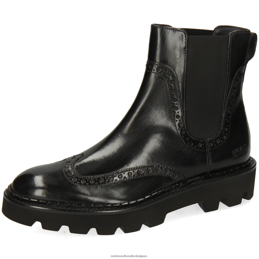 Melvin & Hamilton enkel laarzen zwart vrouwen sally 192 V488DN802